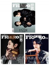 『Madame Figaro 費加羅男士 2024年10月大全套（華晨宇、公式カード全10枚＋折畳ポスター1枚＋公式シール5枚）』 