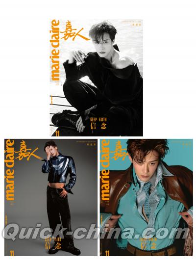 『嘉人marieclaire 2025年11月D版3冊セット（檀健次）』