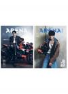 中国雑誌 健康・ファッション その他『ARENA HOMME PLUS時尚競技場 2025年8月C版2冊セット（キム・ミンギュ金旻奎、公式カード9枚＋公式ポスター1枚）』